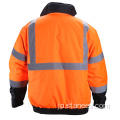 OSHAハイ視認性冬の防水安全ワークジャケット